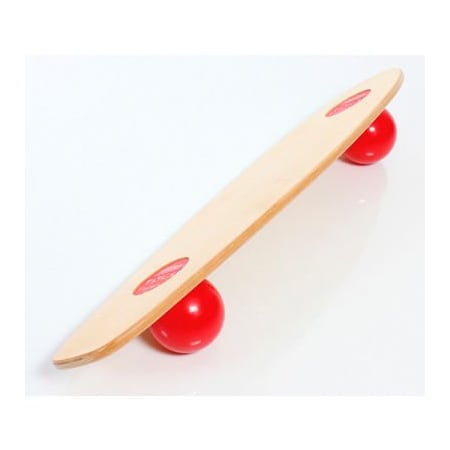 Fabrication Enterprises TOGU Balanza Freeride Balance Board, Birch Wood with Red Balls 30-4570